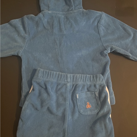 Baby Gap Outfit. Light Blue Hoodie with Shorts. Newborn Size 3-6 Months. - Picture 3 of 10